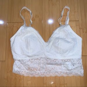 Gilly Hicks White Lace Bralette